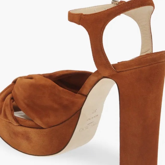 Jimmy Choo Brown Suede Platform - Picture 4 of 4